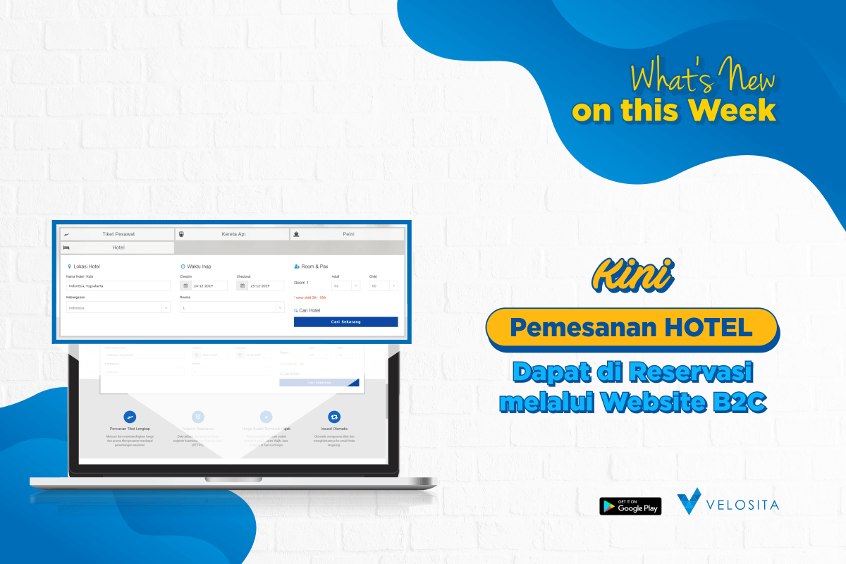 Kini Hadir Reservasi Hotel di web B2C afiliasi & B2C custom domain