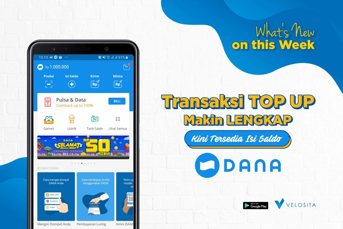 Cara Top Up Saldo Dana