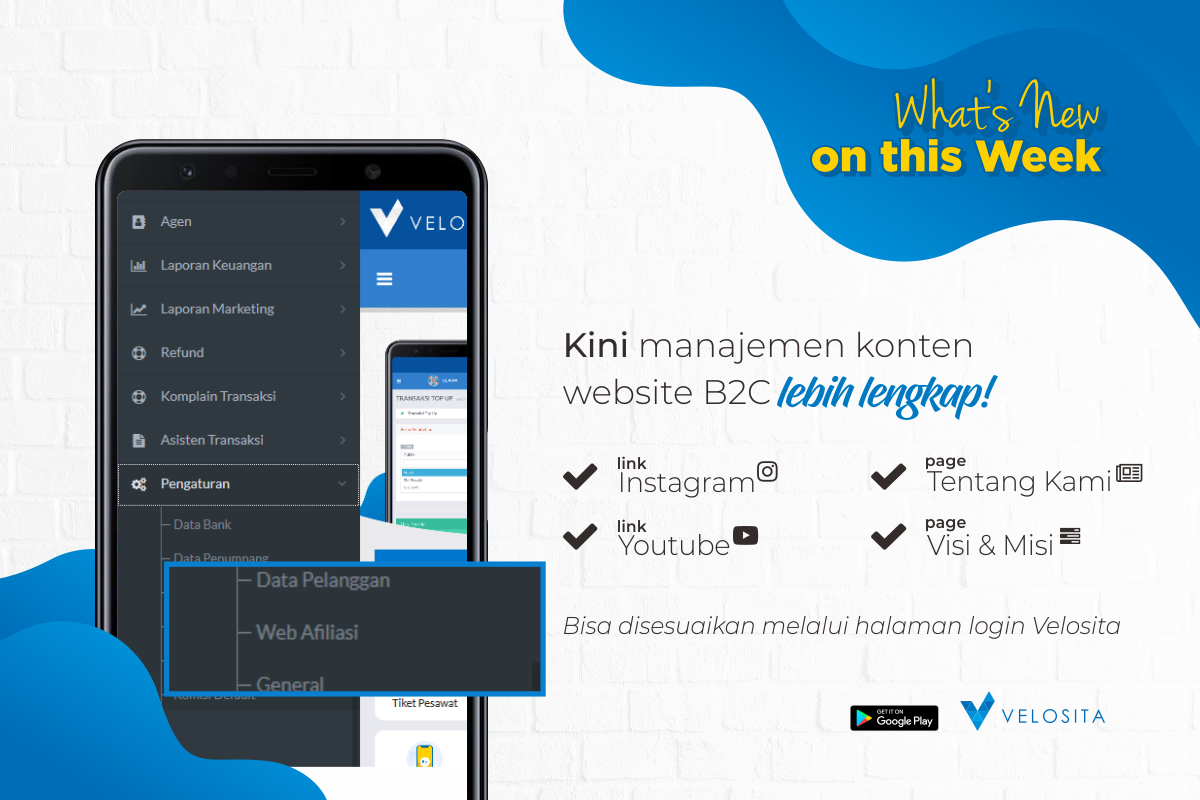 Kini manajemen konten website B2C lebih Lengkap