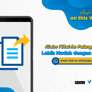 Kirim tiket ke pelanggan lebih mudah dengan fitur share link download tiket