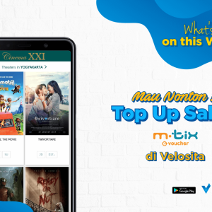 Mau Nonton ? Isi saldo M-Tix dulu di Velosita